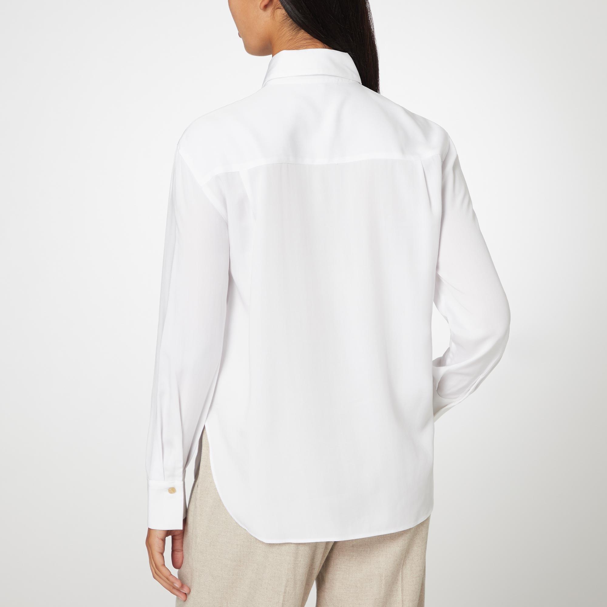 Long Collar Cotton Shirt